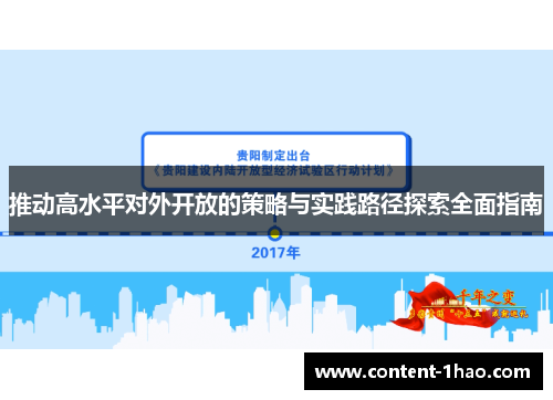 推动高水平对外开放的策略与实践路径探索全面指南 推动高水平对外开放的策略与实践路径探索全面指南