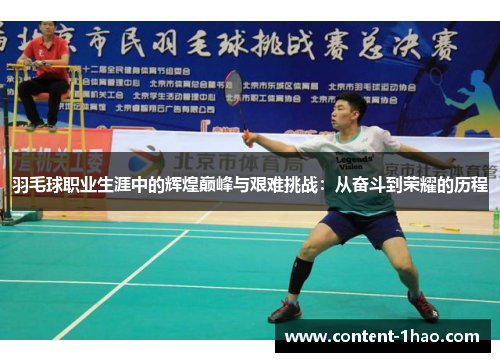 羽毛球职业生涯中的辉煌巅峰与艰难挑战:从奋斗到荣耀的历程 羽毛球职业生涯中的辉煌巅峰与艰难挑战:从奋斗到荣耀的历程